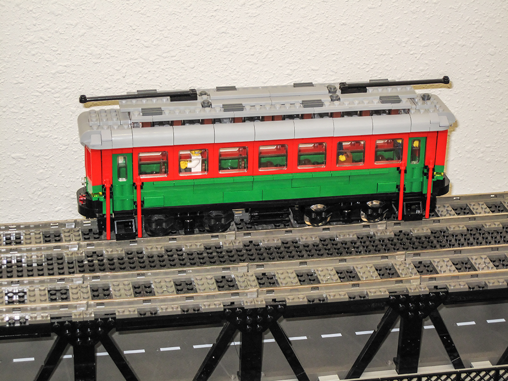 Lego Streetcar on High Level Bridge Lego High Level Bridge Streetcar