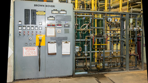 Brown-Boveri steam turbine